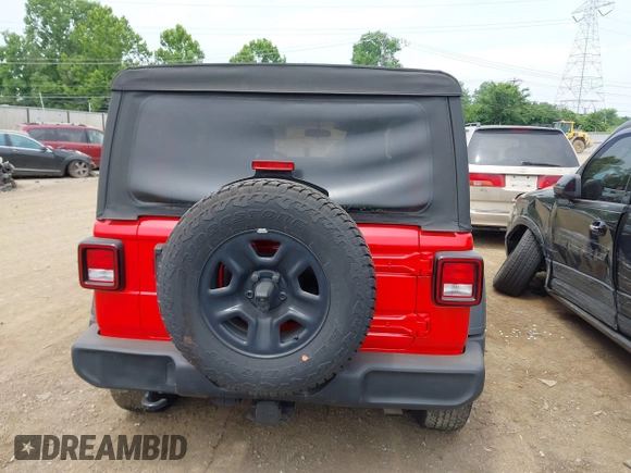 2018 Jeep Wrangler Unlimited Sport S z VIN 1C4HJXDG9JW169755, wystawiony jako IAAI lot #42686267 z przebiegiem 110 948 mil mil oraz . Historia ofert i sprzedaży dostępna na DreamBid. Obrazek 16.