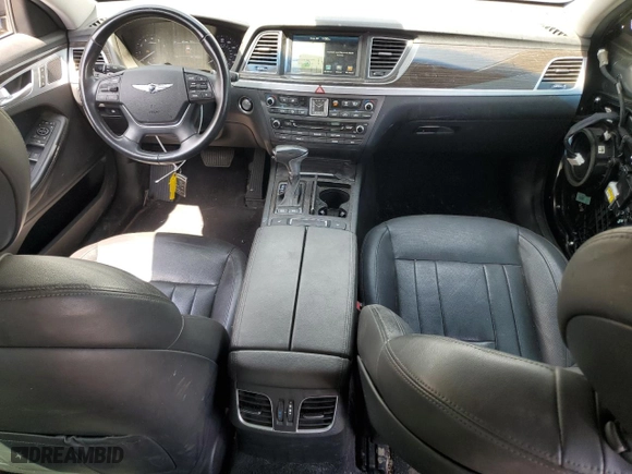 2018 Genesis G80 3.8L with VIN KMHGN4JE2JU277420, listed as a Copart auction lot 67351614 with 145,203 mi miles and Salvage Title. Bid and sale history available at carsss.com. Image 8.