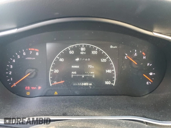 2014 Kia Cadenza Premium with VIN KNALN4D77E5140762, listed as a Copart auction lot 83987224 with 112,493 mi miles and Salvage Title. Bid and sale history available at carsss.com. Image 9.