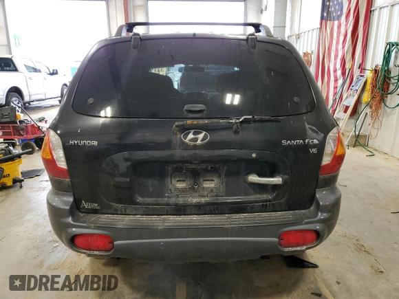 2003 Hyundai Santa Fe GLS with VIN KM8SC13D83U566100, listed as a Copart auction lot 47193955 with 166,060 mi miles and Non Repairable. Bid and sale history available at carsss.com. Image 6.