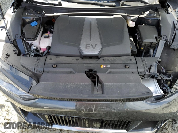 2024 Kia EV6 Wind with VIN KNDC34LA2R5202290, listed as a Copart auction lot 76450034 with 16,636 mi miles and Clean Title. Bid and sale history available at carsss.com. Image 12.