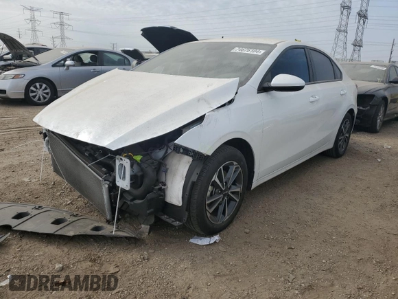 2023 Kia Forte LXS with VIN 3KPF24AD1PE670106, listed as a Copart auction lot 74676104 with 12,704 mi miles and Salvage Title. Bid and sale history available at carsss.com. Image 1.
