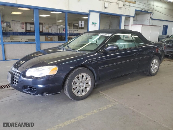2004 Chrysler Sebring Limited with VIN 1C3EL65R94N151990, listed as a Copart auction lot 53374215 with 66,257 mi miles and Salvage Title. Bid and sale history available at carsss.com. Image 1.