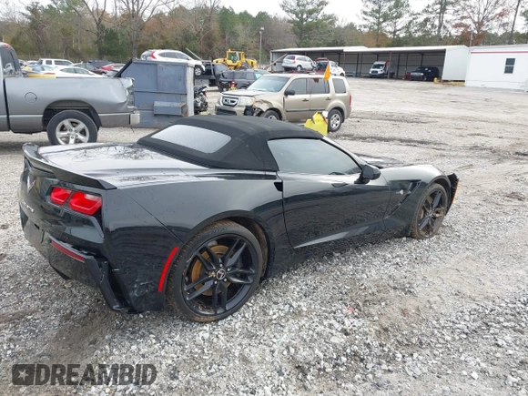 2014 Chevrolet Corvette Z51 1LT with VIN 1G1YH3D74E5134551, listed as a IAAI auction lot 41099831 with 52,238 mi miles. Bid and sale history available at carsss.com. Image 4.