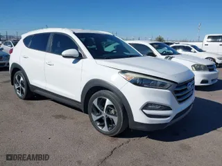 2016 Hyundai Tucson Limited with VIN KM8J33A25GU073747, listed as a IAAI auction lot 41317818 with 106,502 mi miles. Bid and sale history available at carsss.com. Image 1.