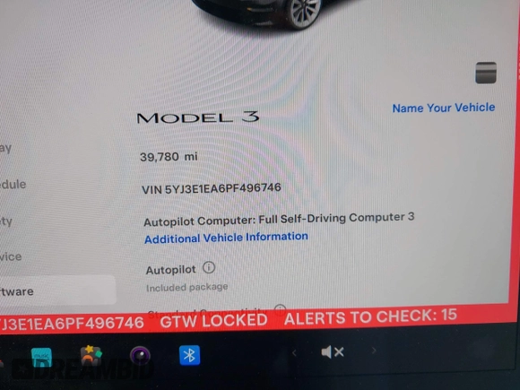 2023 Tesla Model 3 с VIN 5YJ3E1EA6PF496746, выставлен на аукционе IAAI как лот 42344330 с пробегом 39 780 миль миль и . История ставок и продаж доступна на DreamBid. Изображение 7.