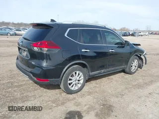 2018 Nissan Rogue SV with VIN KNMAT2MT3JP586116, listed as a IAAI auction lot 41853736 with 147,258 mi miles and . Bid and sale history available at carsss.com. Image 4.