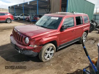 2016 Jeep Patriot Latitude with VIN 1C4NJRFB4GD681282, listed as a Copart auction lot 51391605 with 59,846 mi miles and Salvage Title. Bid and sale history available at carsss.com. Image 1.