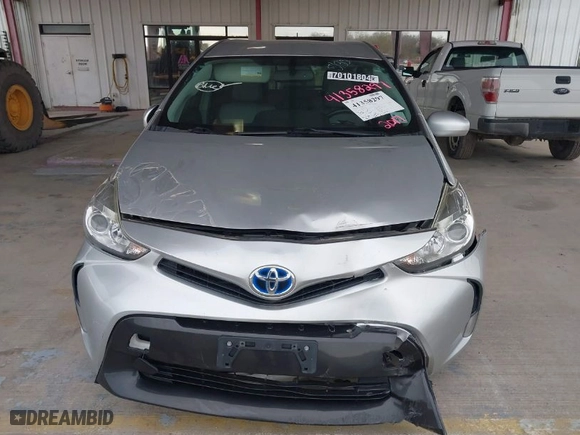 2017 Toyota Prius v Two with VIN JTDZN3EU9HJ070219, listed as a IAAI auction lot 41358297 with 209,303 mi miles. Bid and sale history available at carsss.com. Image 12.