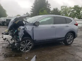 2022 Honda CR-V EX-L with VIN 2HKRW2H81NH652213, listed as a Copart auction lot 58570675 with 29,499 mi miles and Salvage title. Bid and sale history available at DreamBid. Image 1.