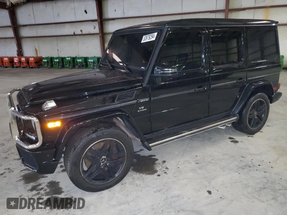 2018 Mercedes-Benz G-Class AMG G 63 with VIN WDCYC7DH4JX294055, listed as a Copart auction lot 53979294 with 46,042 mi miles and Salvage Title. Bid and sale history available at carsss.com. Image 1.