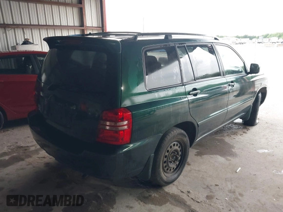 2001 Toyota Highlander z VIN JTEGD21A110012161, wystawiony jako IAAI lot #42479479 z przebiegiem 205 528 mil mil oraz . Historia ofert i sprzedaży dostępna na DreamBid. Obrazek 4.