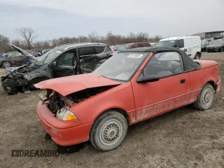 1993 Geo Metro z VIN JG1MR3361PK206010, wystawiony jako Copart lot #49110935 z przebiegiem 31 043 mil mil oraz Szkody całkowita. Historia ofert i sprzedaży dostępna na DreamBid. Obrazek 1.