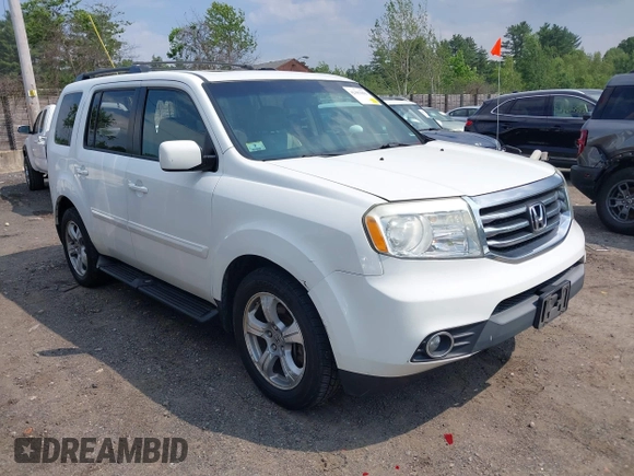 2013 Honda Pilot EX-L with VIN 5FNYF4H63DB077552, listed as a IAAI auction lot 42483801 with 218,823 mi miles and . Bid and sale history available at DreamBid. Image 1.