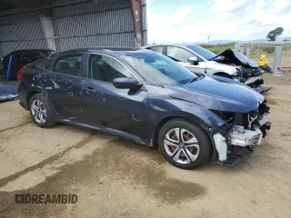 2017 Honda Civic Sedan LX with VIN 19XFC2F65HE215420, listed as a Copart auction lot 51118385 with 96,253 mi miles and Salvage Title. Bid and sale history available at carsss.com. Image 4.