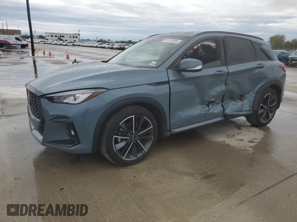 2024 Infiniti QX50 Sport with VIN 3PCAJ5FA9RF101213, listed as a Copart auction lot 81132864 with 16,428 mi miles and Salvage title. Bid and sale history available at DreamBid. Image 1.