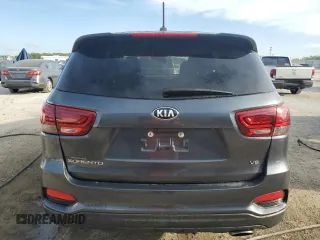 2020 Kia Sorento LX V6 with VIN 5XYPG4A5XLG691919, listed as a Copart auction lot 49910715 with 73,700 mi miles and Salvage Title. Bid and sale history available at carsss.com. Image 6.