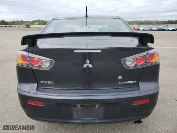 2010 Mitsubishi Lancer GTS with VIN JA32U8FW5AU001242, listed as a Copart auction lot 53711375 with 160,623 mi miles and Salvage Title. Bid and sale history available at carsss.com. Image 6.