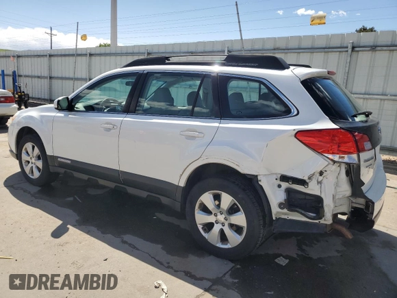 2012 Subaru Outback 2.5i with VIN 4S4BRCAC7C3295332, listed as a Copart auction lot 57178085 with 77,955 mi miles and Salvage title. Bid and sale history available at DreamBid. Image 2.