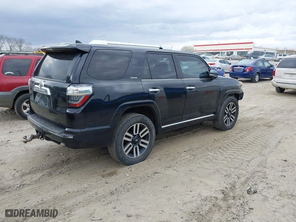 2020 Toyota 4Runner SR5 with VIN JTEBU5JR7L5748058, listed as a IAAI auction lot 41714902 with 107,950 mi miles. Bid and sale history available at carsss.com. Image 4.