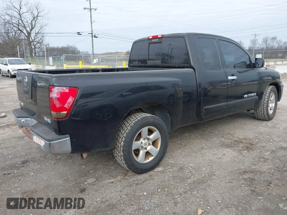 2006 Nissan Titan SE with VIN 1N6BA06A86N570617, listed as a IAAI auction lot 41613217 with 211,095 mi miles and . Bid and sale history available at DreamBid. Image 4.