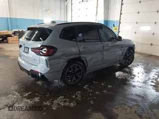 2024 BMW X3 xDrive30i with VIN 5UX53DP07R9U77767, listed as a IAAI auction lot 41559794 with 14,984 mi miles and . Bid and sale history available at DreamBid. Image 4.