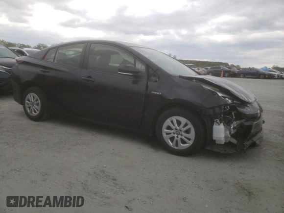 2016 Toyota Prius Two with VIN JTDKBRFU1G3509055, listed as a Copart auction lot 51541075 with 92,364 mi miles and Salvage Title. Bid and sale history available at DreamBid. Image 4.