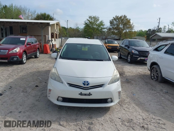 2012 Toyota Prius Two with VIN JTDZN3EU4C3022091, listed as a IAAI auction lot 41956581 with 171,422 mi miles and . Bid and sale history available at carsss.com. Image 12.