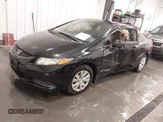 2012 Honda Civic Cpe LX with VIN 2HGFG3B55CH559433, listed as a IAAI auction lot 42045526 with 152,159 mi miles. Bid and sale history available at carsss.com. Image 21.