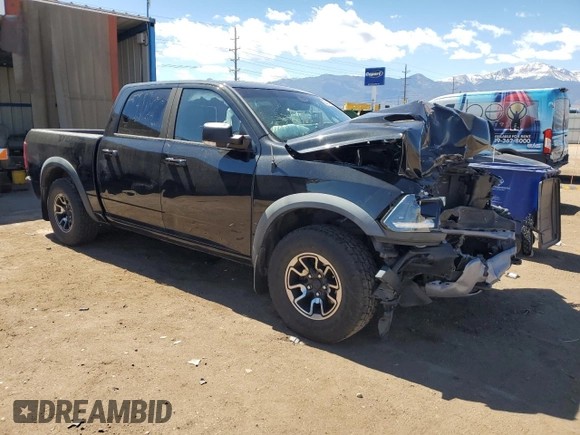 2016 Ram 1500 Rebel z VIN 1C6RR7YT7GS185917, wystawiony jako Copart lot #50464895 z przebiegiem 94 389 mil mil oraz Szkody całkowita. Historia ofert i sprzedaży dostępna na DreamBid. Obrazek 4.