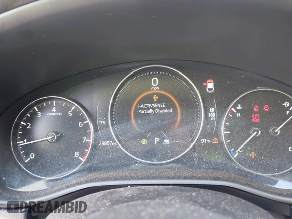 2024 Mazda CX-30 S Preferred with VIN 3MVDMBCM5RM648894, listed as a IAAI auction lot 42119860 with 23,857 mi miles and . Bid and sale history available at DreamBid. Image 7.