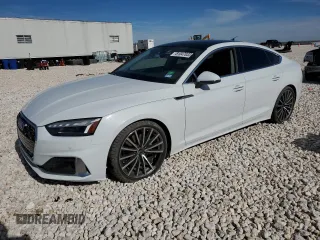 2021 Audi A5 Sportback Premium Plus with VIN WAUCBCF51MA025644, listed as a Copart auction lot 81047833 with 9,959 mi miles. Bid and sale history available at carsss.com. Image 1.