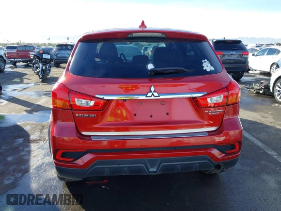 2018 Mitsubishi Outlander Sport ES 2.0 with VIN JA4AP3AU9JU026023, listed as a IAAI auction lot 40792379 with 147,749 mi miles. Bid and sale history available at carsss.com. Image 16.