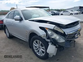 2012 Infiniti FX35 with VIN JN8AS1MU5CM120864, listed as a IAAI auction lot 41835018 with 170,546 mi miles. Bid and sale history available at carsss.com. Image 1.