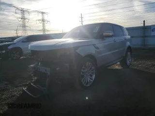 2017 Land Rover Range Rover Sport HSE with VIN SALWR2FV3HA164016, listed as a Copart auction lot 44345425 with 64,723 mi miles and Salvage Title. Bid and sale history available at carsss.com. Image 1.