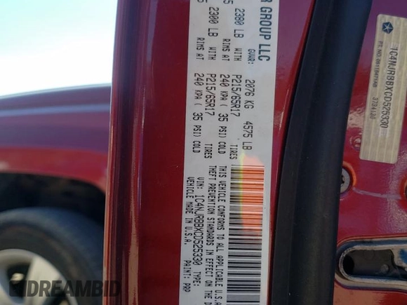2012 Jeep Patriot Sport with VIN 1C4NJRBBXCD525330, listed as a Copart auction lot 77744554 with 170,549 mi miles and Salvage Title. Bid and sale history available at carsss.com. Image 13.