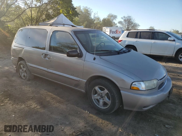 2000 Nissan Quest GXE z VIN 4N2XN11T1YD846668, wystawiony jako Copart lot #74711164 z przebiegiem 133 947 mil mil oraz Szkoda całkowita • Salvage title. Historia ofert i sprzedaży dostępna na DreamBid. Obrazek 4.