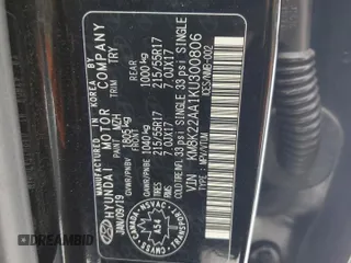 2019 Hyundai Kona SEL with VIN KM8K22AA1KU300806, listed as a Copart auction lot 42326845 with 160,507 mi miles and Clean Title. Bid and sale history available at DreamBid. Image 13.