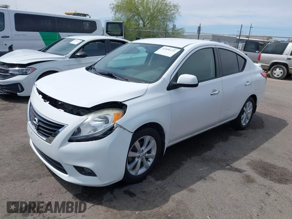 2014 Nissan Versa S Plus with VIN 3N1CN7AP8EL856145, listed as a IAAI auction lot 41896221 with 36,721 mi miles. Bid and sale history available at carsss.com. Image 2.