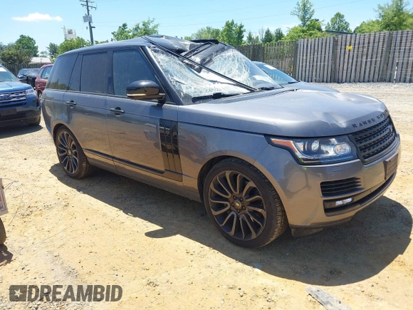 2016 Land Rover Range Rover Supercharged с VIN SALGS2EF8GA265487, выставлен на аукционе IAAI как лот 42288096 с пробегом 55 878 миль миль и . История ставок и продаж доступна на DreamBid. Изображение 1.
