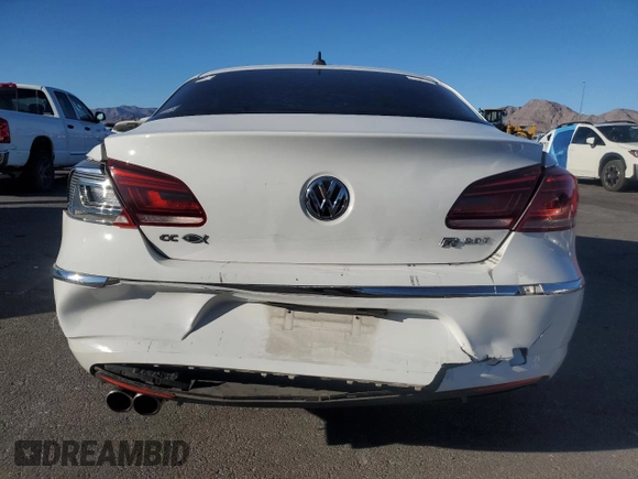 2014 Volkswagen CC Sport with VIN WVWBP7AN0EE524802, listed as a Copart auction lot 44760185 with 186,143 mi miles and Salvage Title. Bid and sale history available at carsss.com. Image 6.