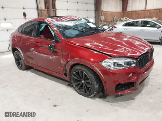 2018 BMW X6 xDrive35i with VIN 5UXKU2C59J0Z62359, listed as a IAAI auction lot 41866547 with 57,544 mi miles. Bid and sale history available at carsss.com. Image 1.