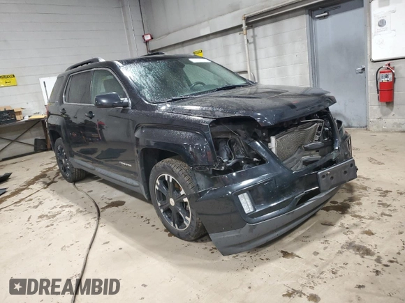 2017 GMC Terrain SLE with VIN 2GKFLTE3XH6107912, listed as a Copart auction lot 50130145 with 169,012 mi miles and Salvage Title. Bid and sale history available at carsss.com. Image 4.
