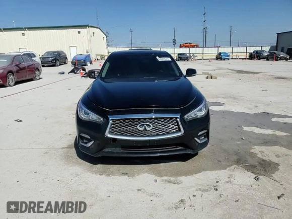 2019 Infiniti Q50 Luxe with VIN JN1EV7AP6KM517703, listed as a Copart auction lot 44838445 with 68,582 mi miles and Clean title. Bid and sale history available at DreamBid. Image 14.
