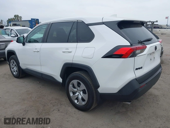 2022 Toyota RAV4 LE with VIN 2T3K1RFV1NC205621, listed as a IAAI auction lot 42576870 with 30,465 mi miles and . Bid and sale history available at DreamBid. Image 3.