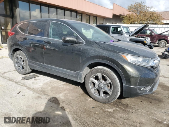 2017 Honda CR-V EX with VIN 5J6RW2H58HL066737, listed as a Copart auction lot 75921704 with 101,411 mi miles and Salvage Title. Bid and sale history available at carsss.com. Image 4.