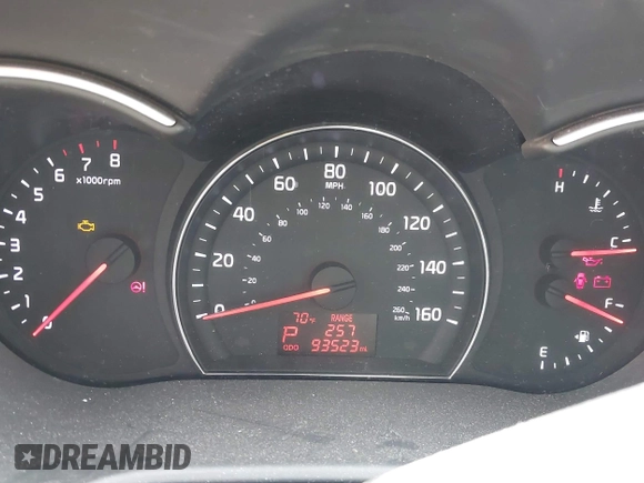 2015 Kia Sorento LX with VIN 5XYKTDA60FG554894, listed as a IAAI auction lot 41926004 with 93,523 mi miles. Bid and sale history available at carsss.com. Image 7.