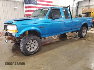 1995 Ford F-250 z VIN 1FTHX26H6SKC09399, wystawiony jako Copart lot #64132635 z przebiegiem 194 678 mil mil oraz Czysty tytuł • Clean title. Historia ofert i sprzedaży dostępna na DreamBid. Obrazek 1.