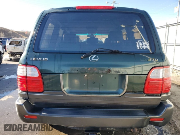 1999 Lexus LX 470 z VIN JT6HT00W0X0069481, wystawiony jako Copart lot #43588185 z przebiegiem 297 554 mil mil oraz Szkoda całkowita • Salvage title. Historia ofert i sprzedaży dostępna na DreamBid. Obrazek 6.