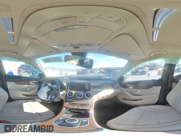 2021 Mercedes-Benz C 300 with VIN W1KWF8EB4MR606541, listed as a Copart auction lot 83422864 with 40,409 mi miles and Salvage Title. Bid and sale history available at carsss.com. Image 14.